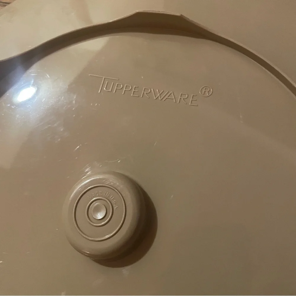 Vintage Tupperware Chip and Dip Storage Set